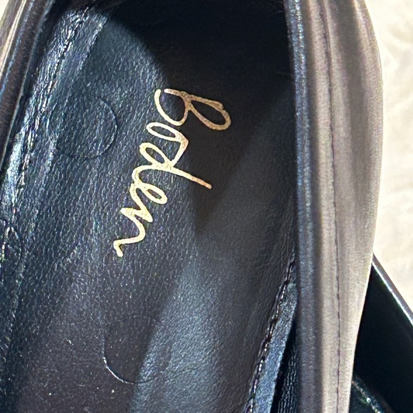 Boden Navy Chunky Heel Loafer - Picture 7 of 10